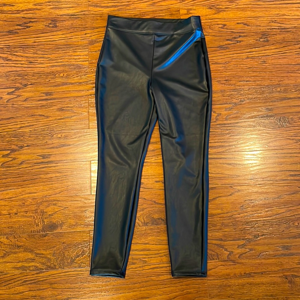 Express faux leather legging